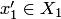 $x'_1\in X_1$