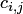 $c_{i,j}$